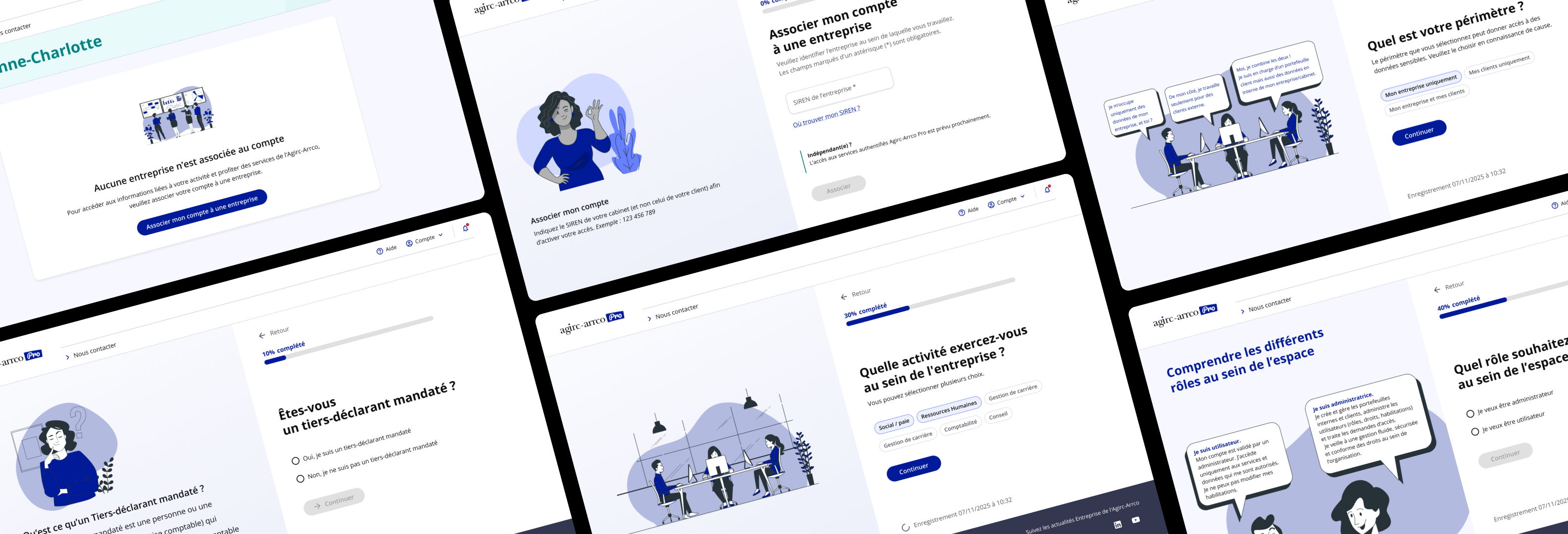 Agirc Arrco UI Design